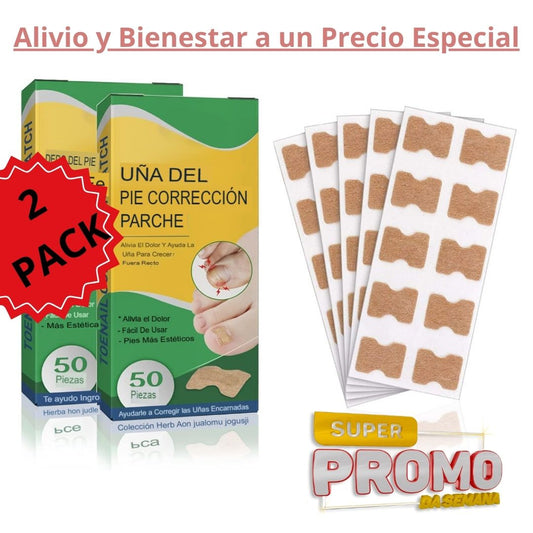 Pack Doble de Parches para Uñas Encarnadas – Cuidado y Alivio al Mejor Precio